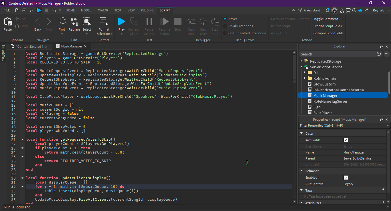Foto pemrograman asset game
